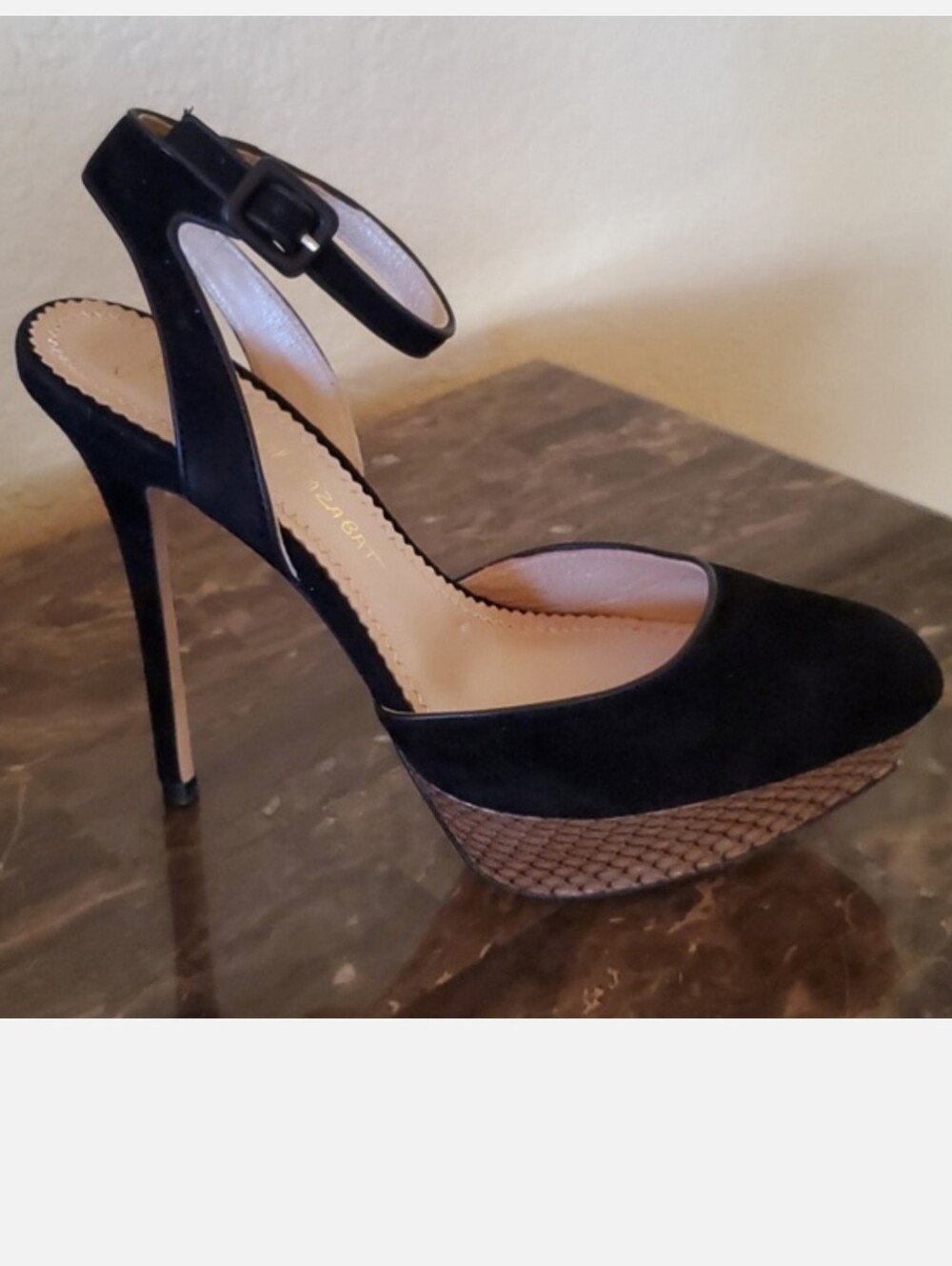 Like new Jean-Michel Cazabat suede heels